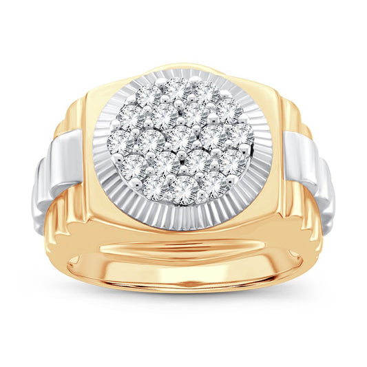 1.00 ct Men's Diamond Ring in 14K Gold