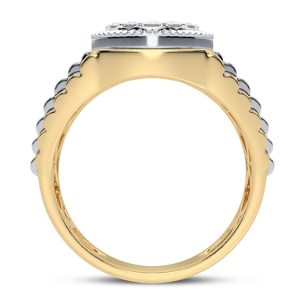 0.50 ct Men's Diamond Ring in 14K Gold