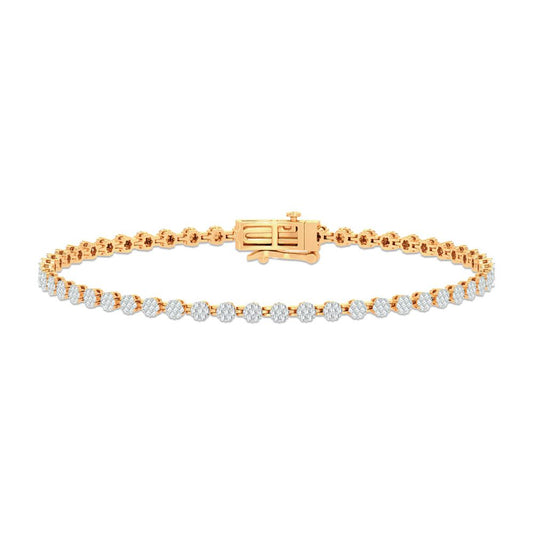 1.00 ct Diamond Bracelet in 14K Gold