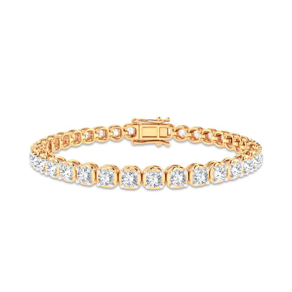 5.00 ct Diamond Bracelet in 14K Gold