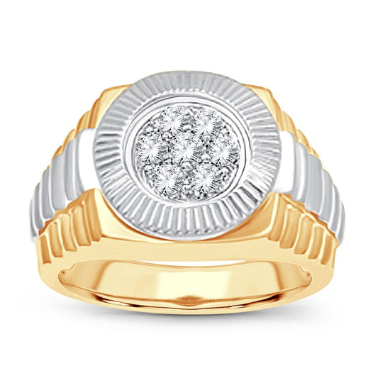 1.00 ct Men's Diamond Ring in 14K Gold