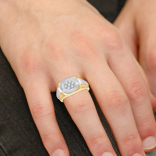 1.00 ct Men's Diamond Ring in 14K Gold
