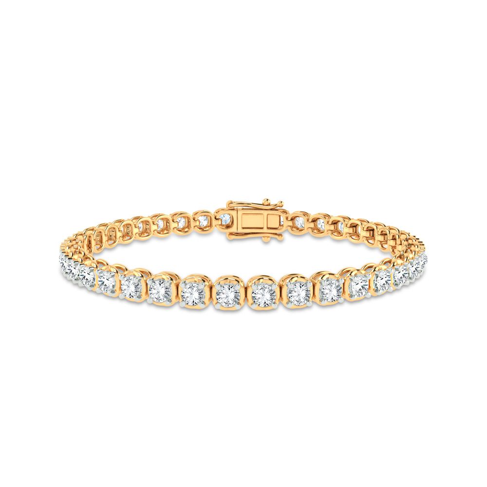 4.00 ct Diamond Bracelet in 14K Gold