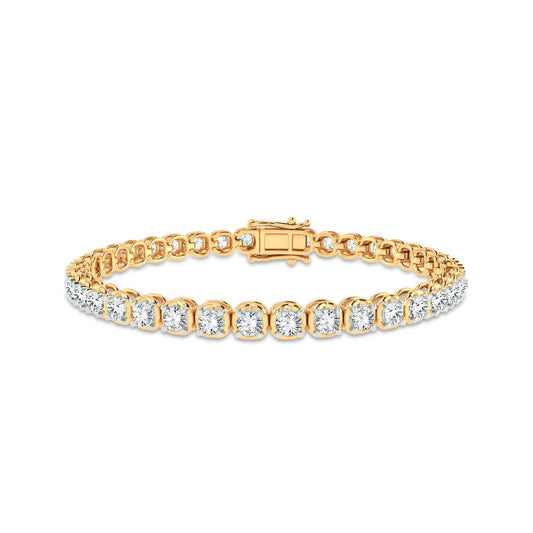 4.00 ct Diamond Bracelet in 14K Gold