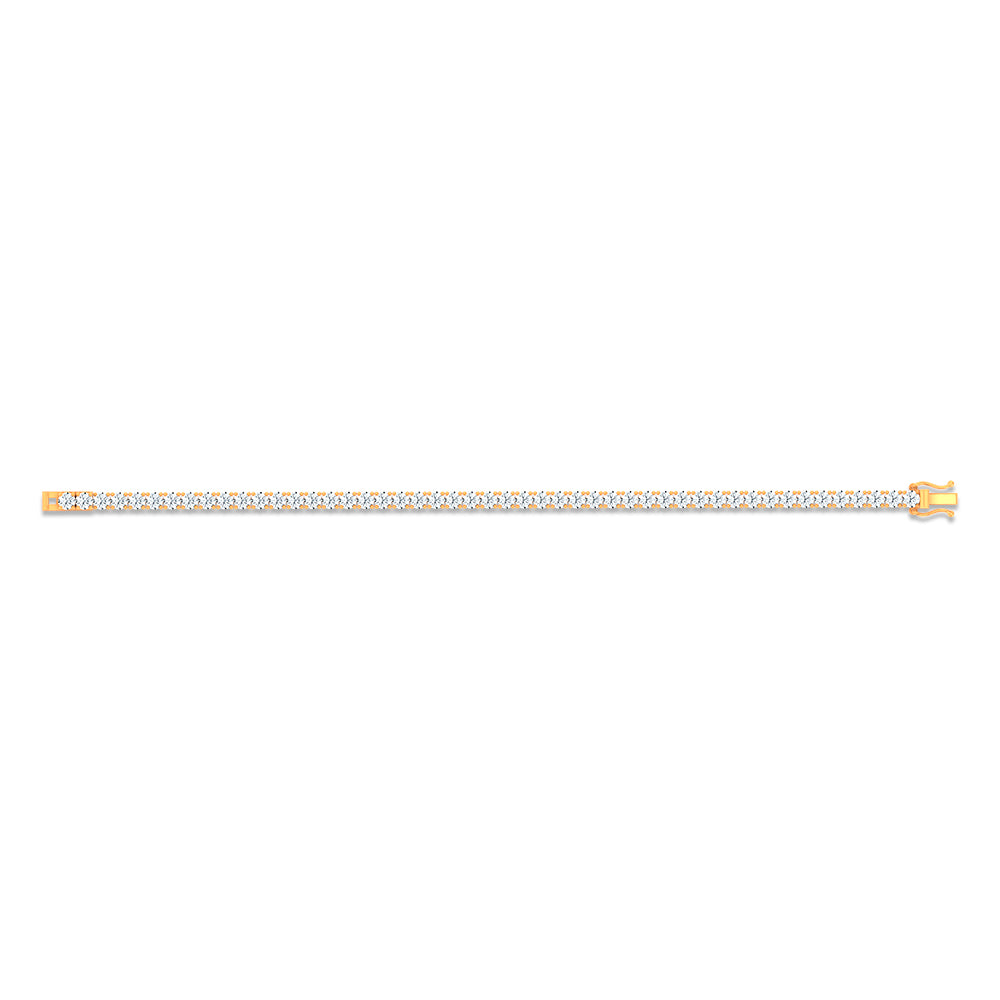 7.04 ct Lab Grown Diamond Bracelet in 14K Gold