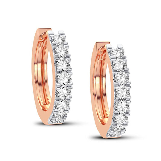 0.50 ct Diamond Earrings in 14K Gold