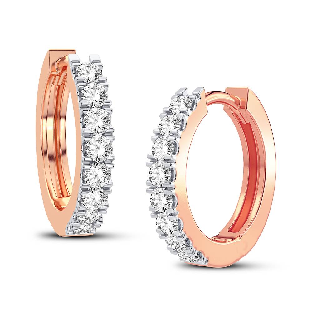 0.50 ct Diamond Earrings in 14K Gold