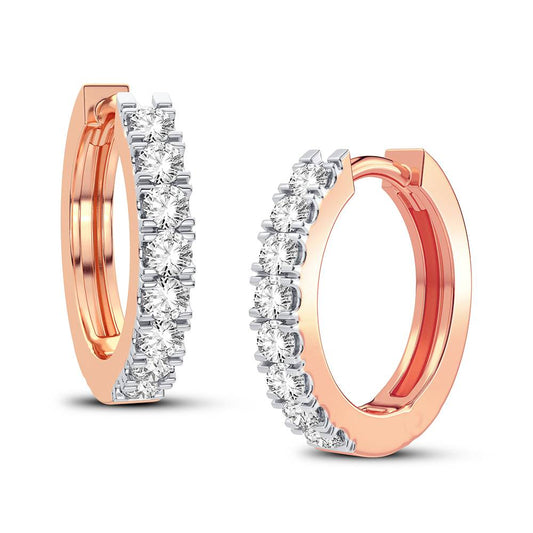 0.50 ct Diamond Earrings in 14K Gold