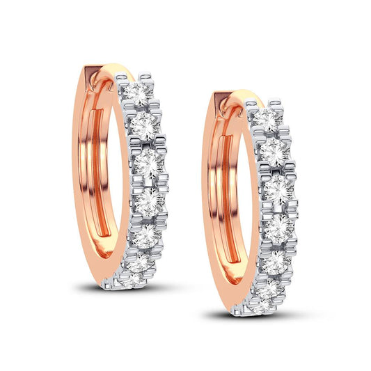 0.25 ct Diamond Earrings in 14K Gold
