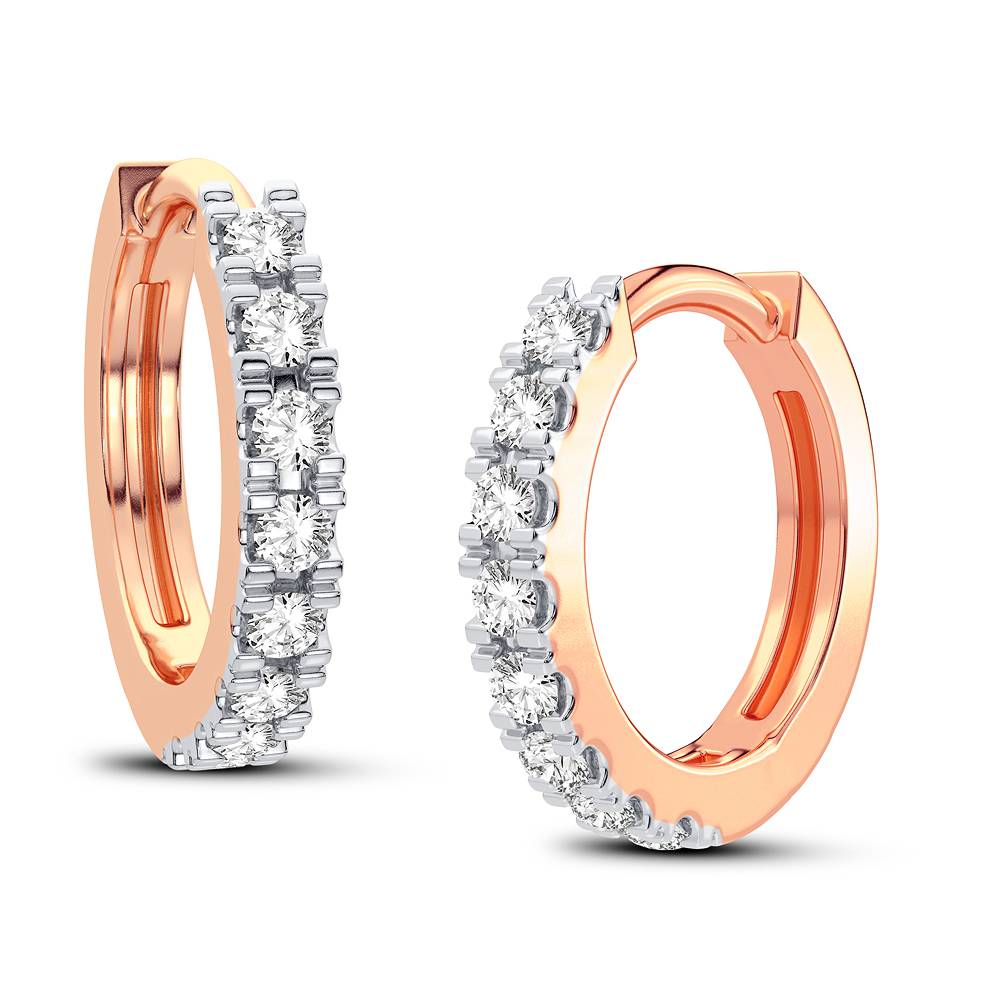 0.25 ct Diamond Earrings in 14K Gold
