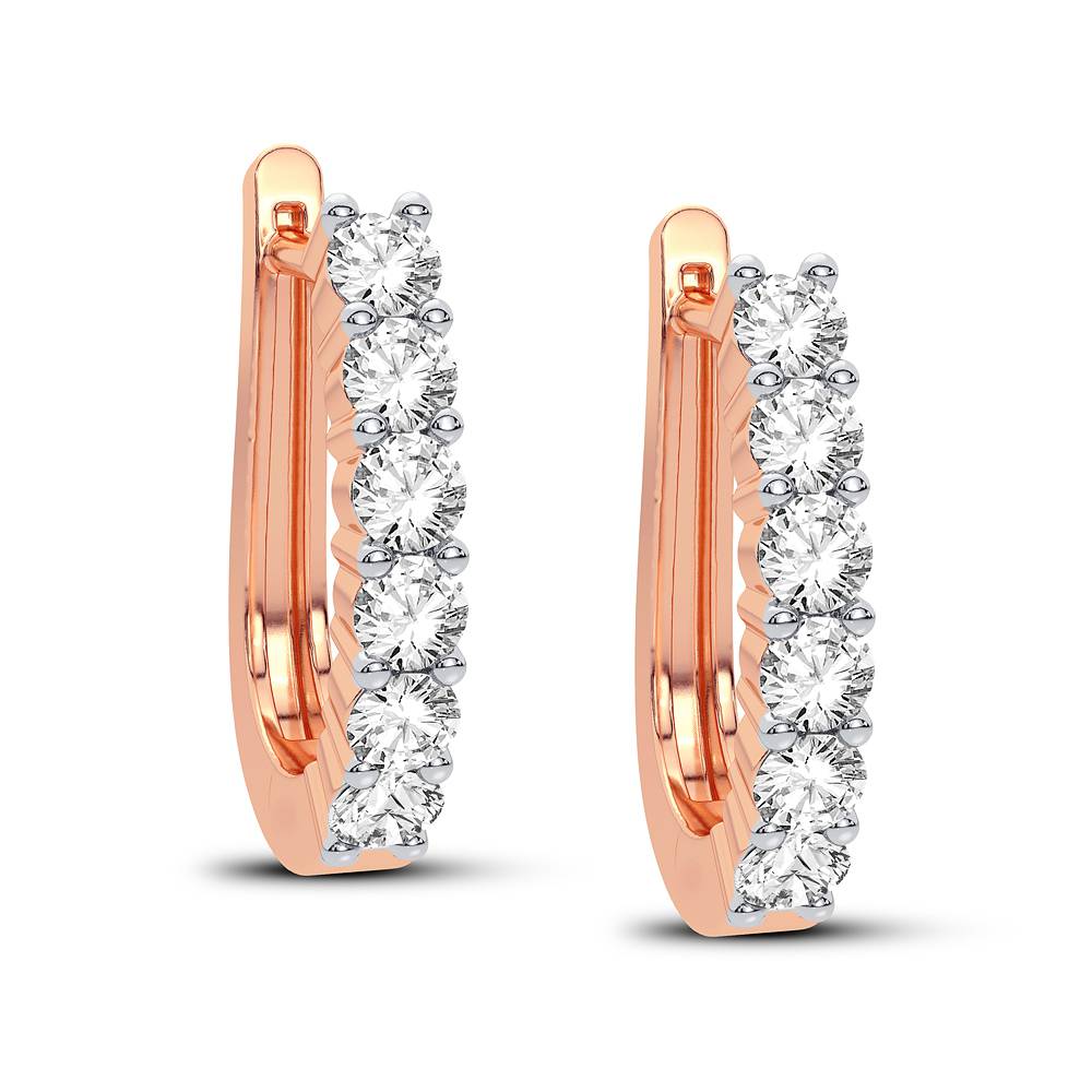 1.00 ct Diamond Earrings in 14K Gold