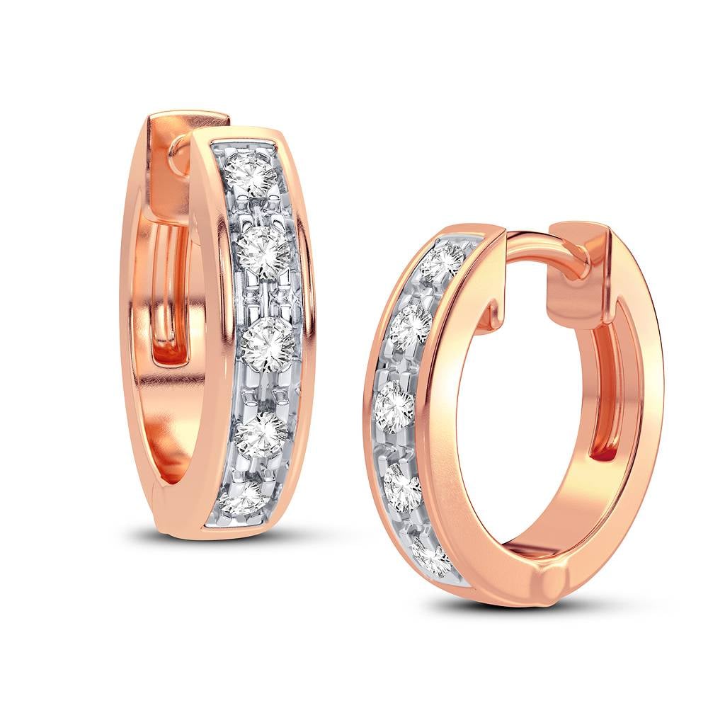 0.05 ct Diamond Earrings in 10K Gold