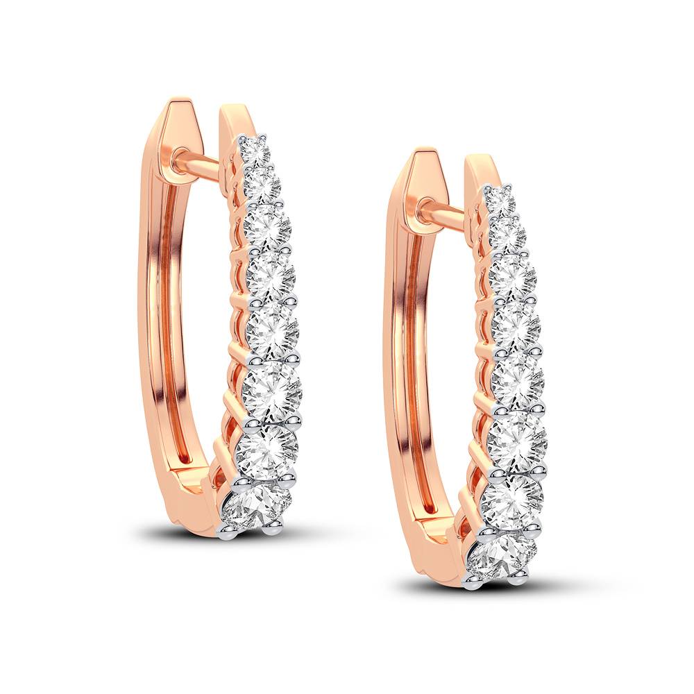 0.27 ct Diamond Earrings in 14K Gold