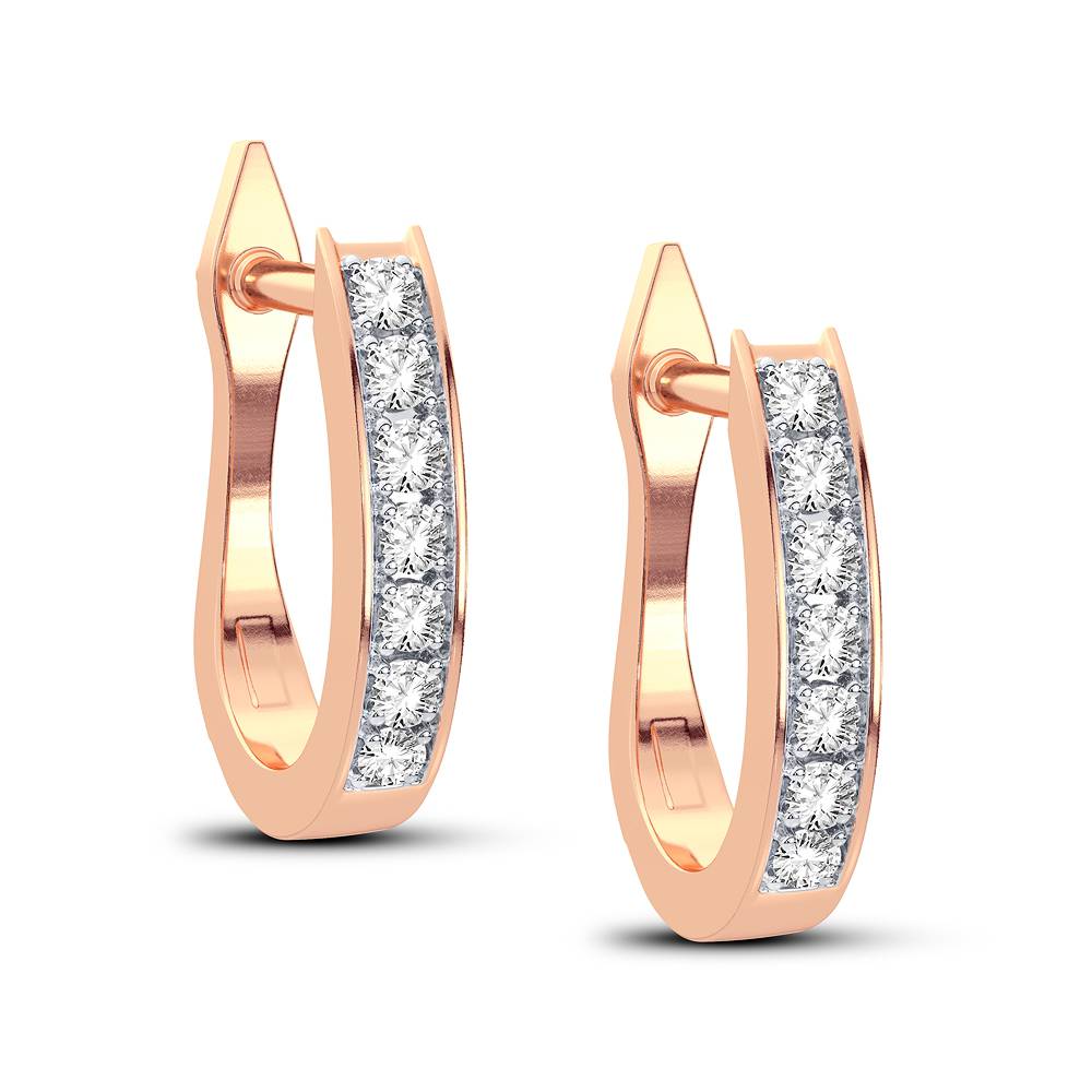 0.06 ct Diamond Earrings in 10K Gold
