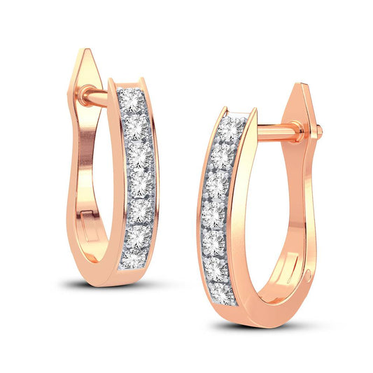 0.06 ct Diamond Earrings in 10K Gold
