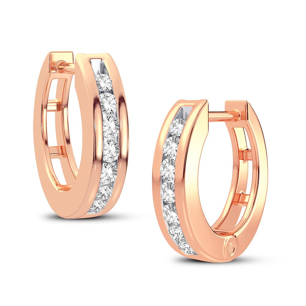 0.15 ct Diamond Earrings in 14K Gold