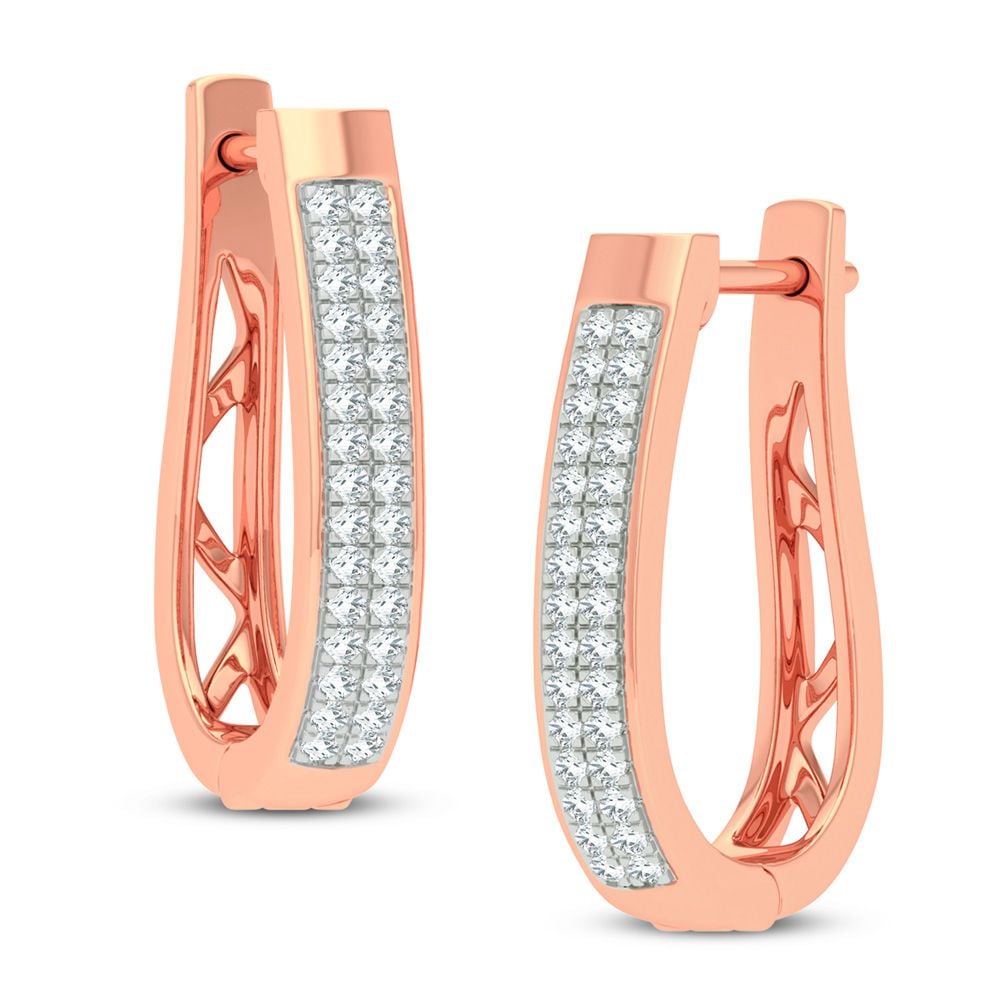 0.21 ct Diamond Earrings in 14K Gold
