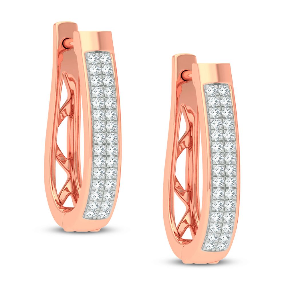 0.21 ct Diamond Earrings in 14K Gold
