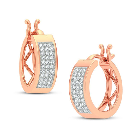 0.15 ct Diamond Earrings in 14K Gold