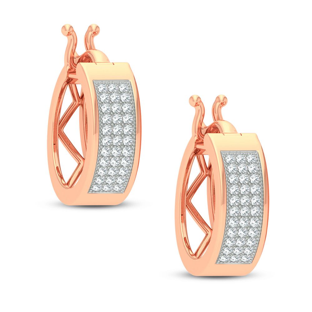 0.15 ct Diamond Earrings in 14K Gold
