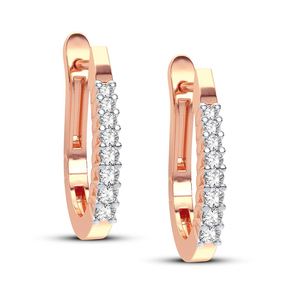 0.25 ct Diamond Earrings in 10K Gold