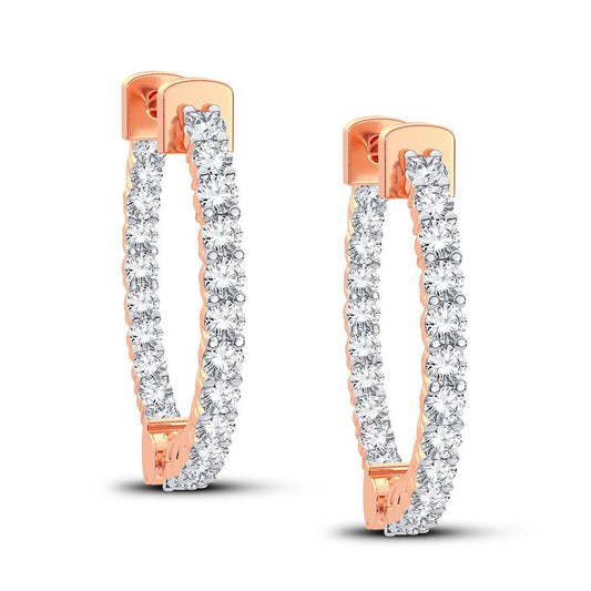 0.50 ct Diamond Earrings in 14K Gold