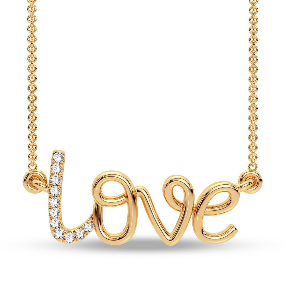 0.02 ct Diamond Pendant in 10K Gold