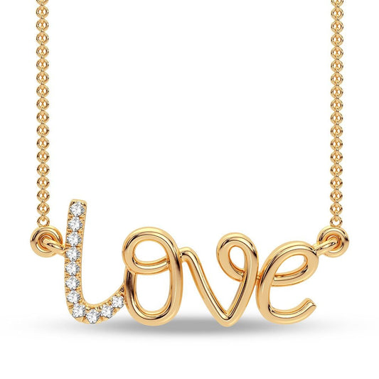 0.02 ct Diamond Pendant in 10K Gold