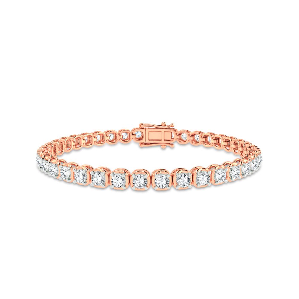 4.00 ct Diamond Bracelet in 14K Gold