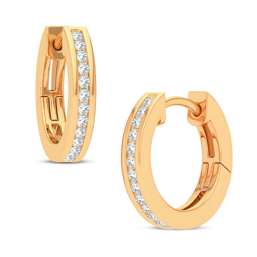 0.10 ct Diamond Earrings in 14K Gold