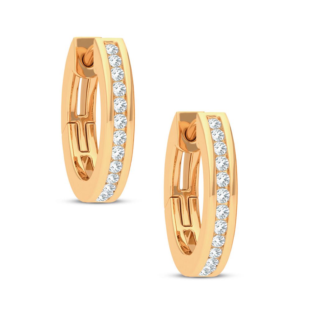 0.10 ct Diamond Earrings in 14K Gold