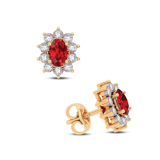0.04 ct Diamond Earrings in 10K Gold
