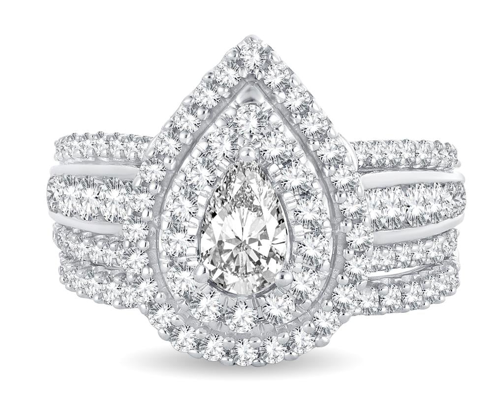 2.00 ct Diamond Bridal Ring in 14K Gold