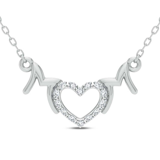0.06 ct Diamond Necklace in 10K Gold