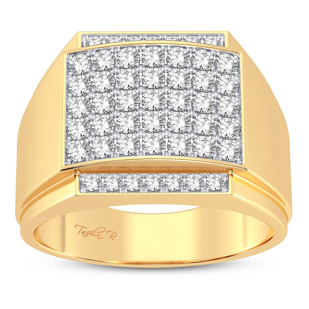1.00 ct Men's Diamond Ring in 14K Gold
