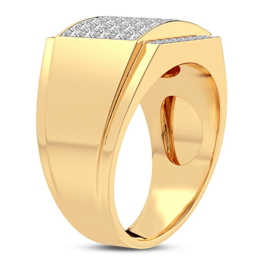 1.00 ct Men's Diamond Ring in 14K Gold
