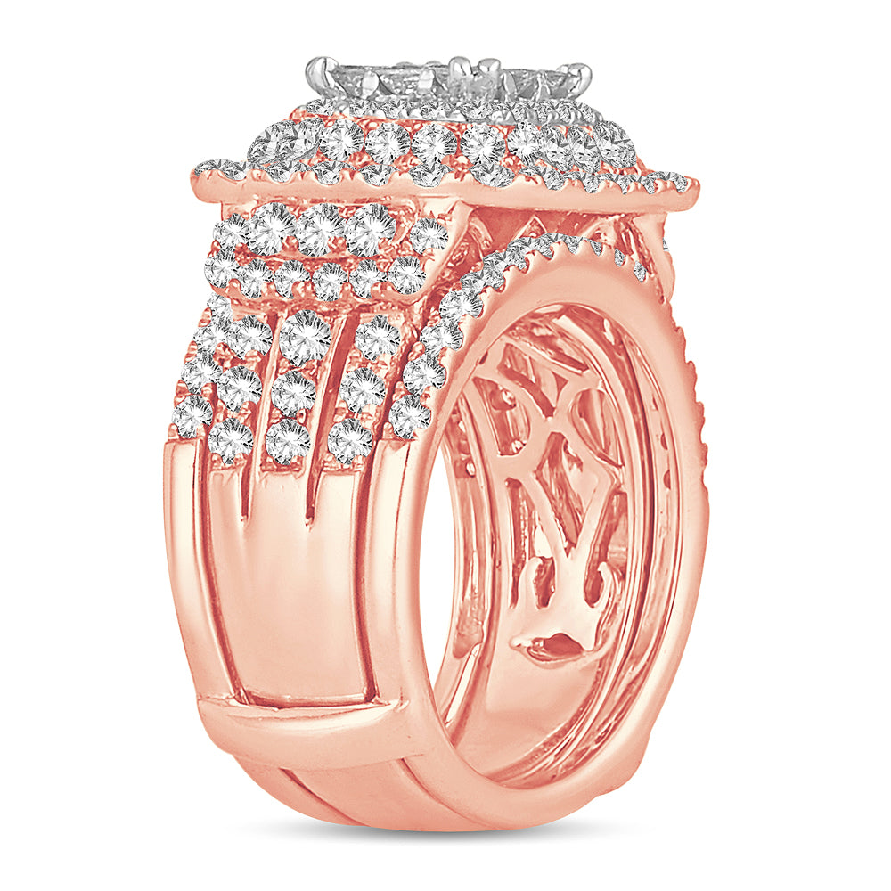 3.00 ct Diamond Bridal Ring in 14K Gold