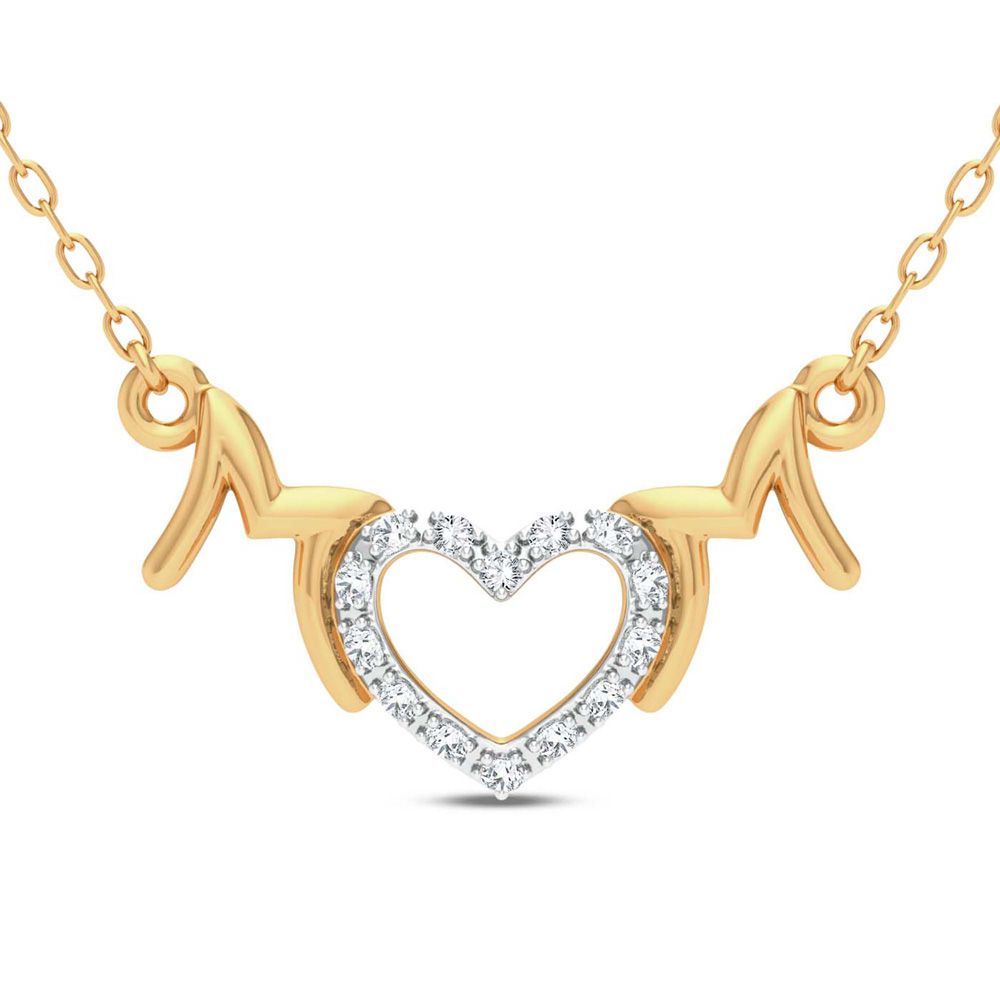 0.06 ct Diamond Necklace in 10K Gold