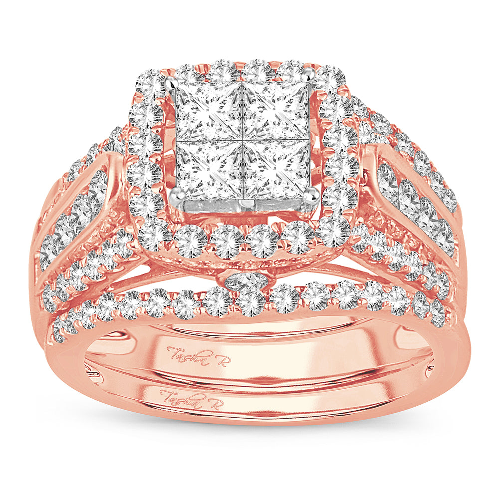 2.25 ct Diamond Bridal Ring in 14K Gold
