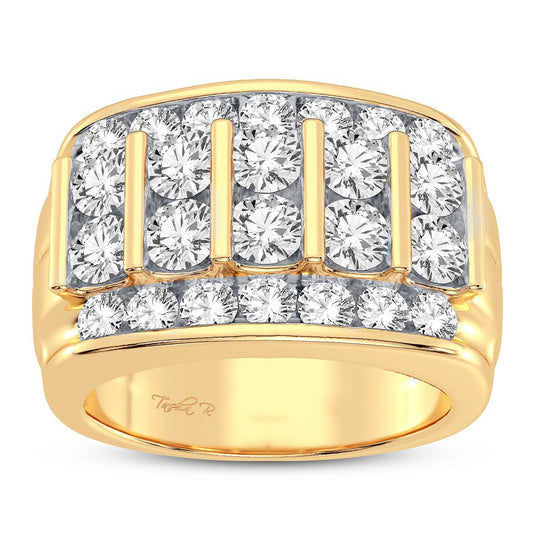 3.00 ct Men's Diamond Ring in 14K Gold
