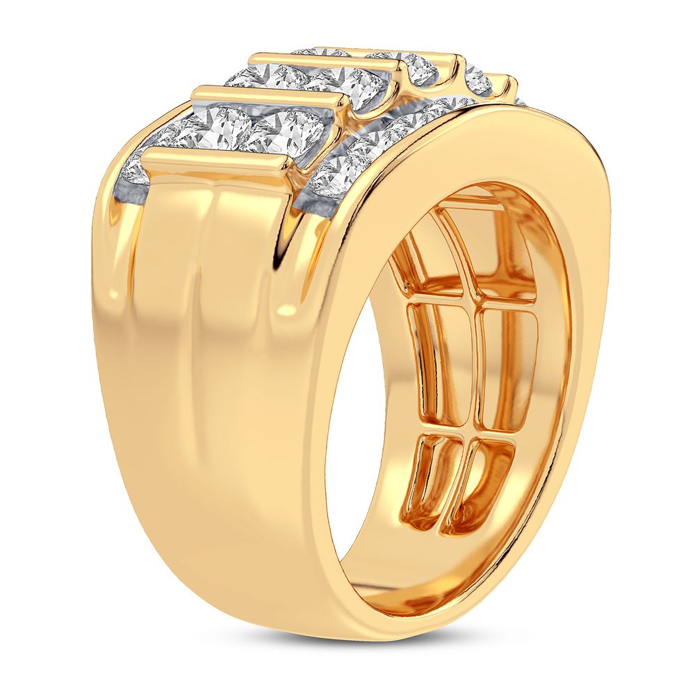 3.00 ct Men's Diamond Ring in 14K Gold