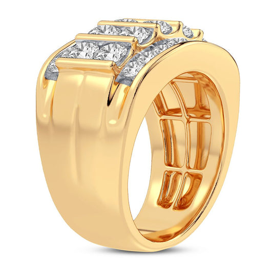 3.00 ct Men's Diamond Ring in 14K Gold