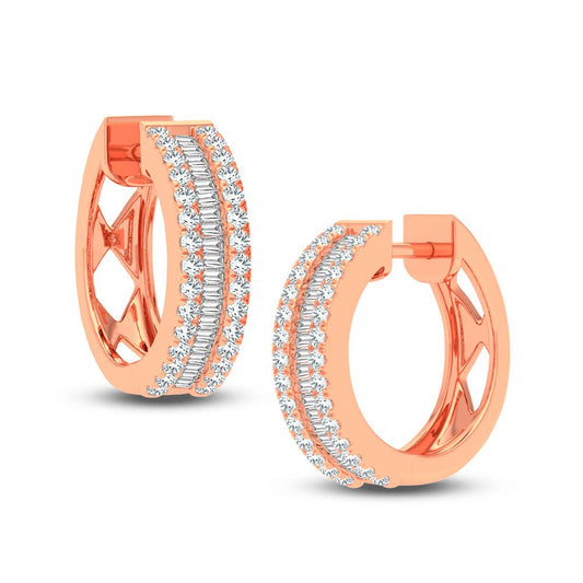 1.00 ct Diamond Earrings in 14K Gold