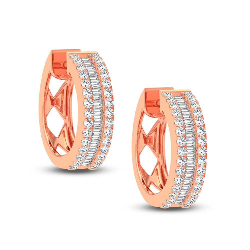 1.00 ct Diamond Earrings in 14K Gold