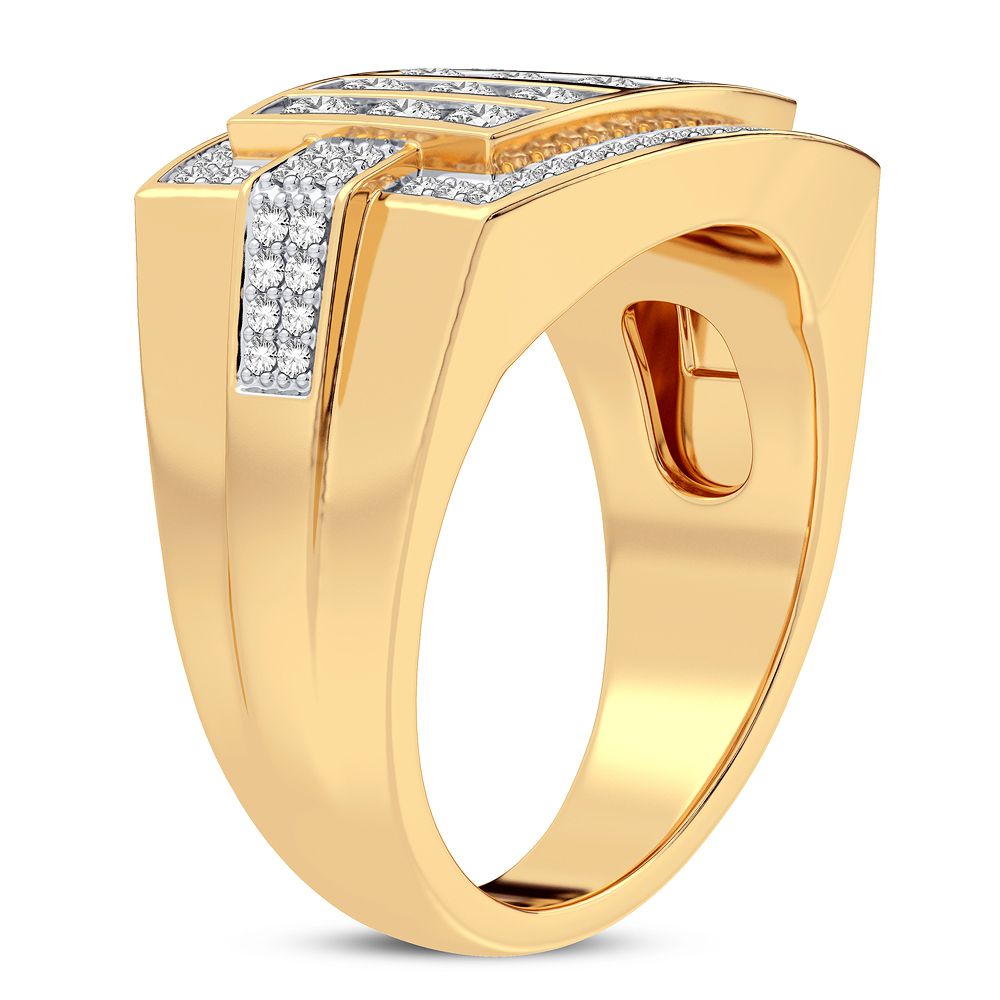 1.00 ct Men's Diamond Ring in 14K Gold