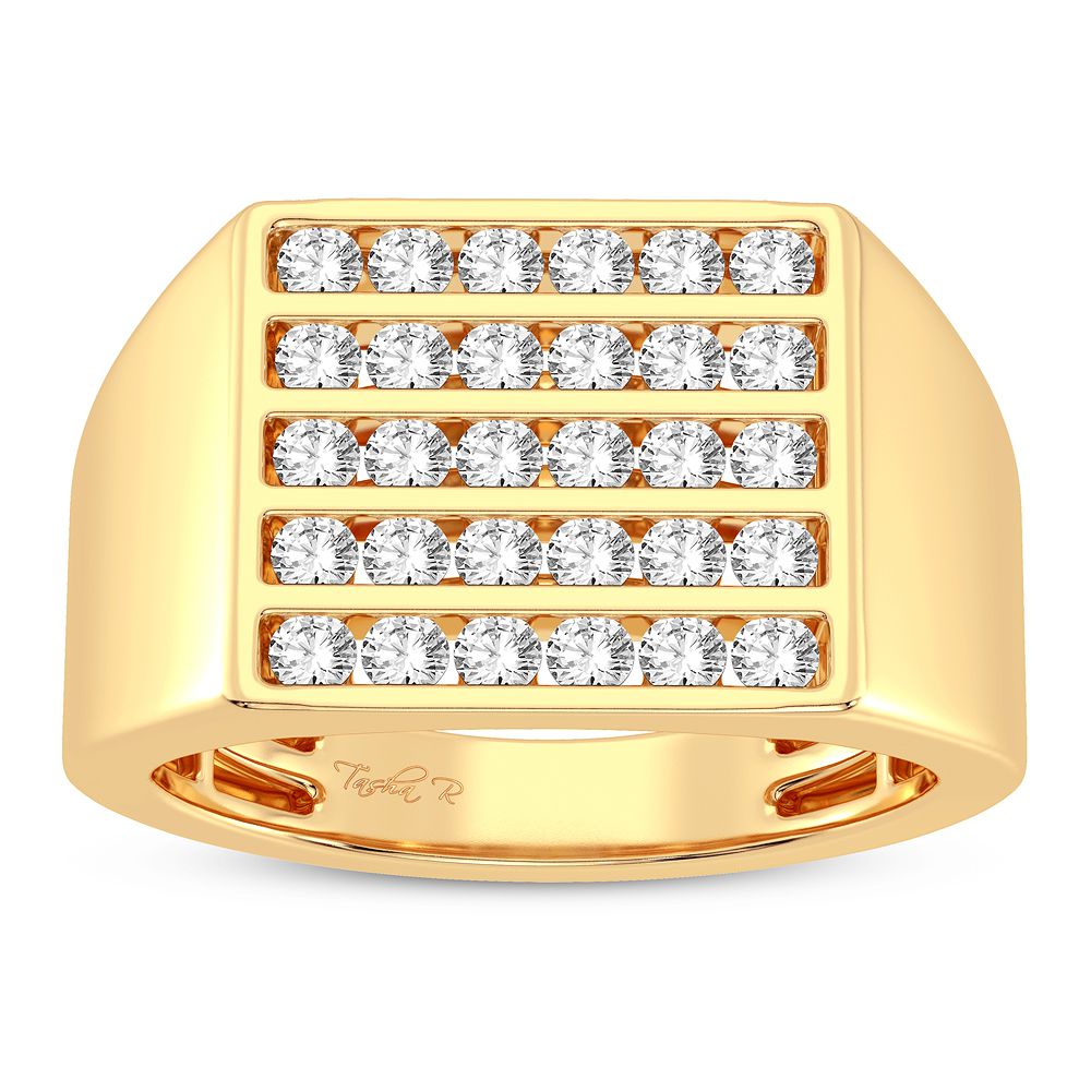 1.00 ct Men's Diamond Ring in 14K Gold