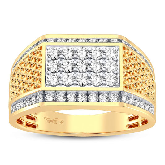 1.00 ct Men's Diamond Ring in 14K Gold