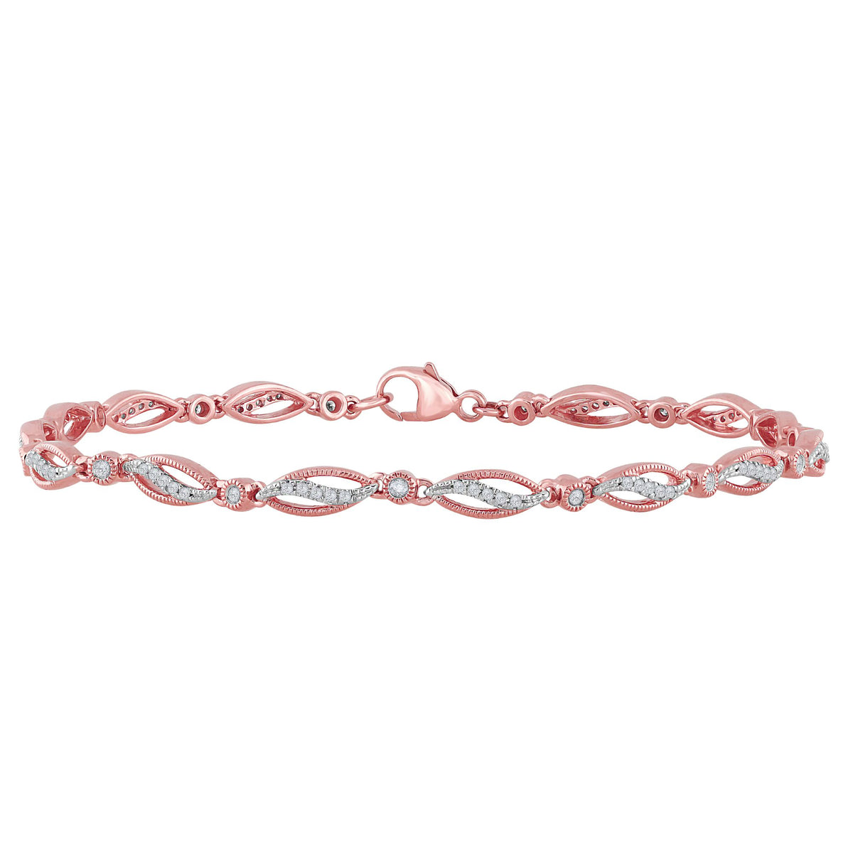 0.33 ct Diamond Bracelet in 10K Gold