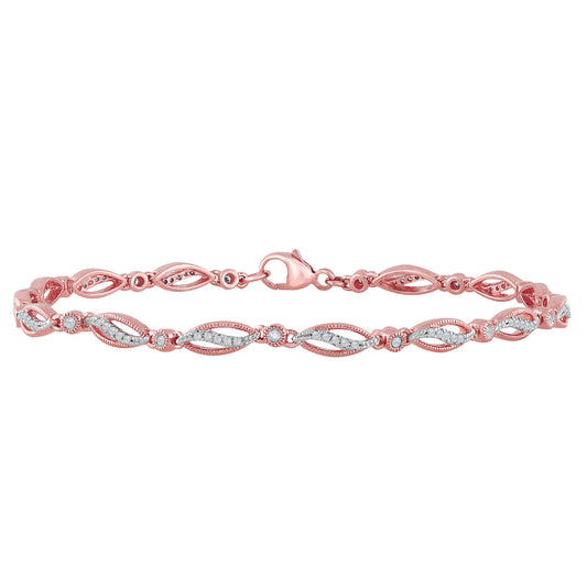 0.33 ct Diamond Bracelet in 10K Gold