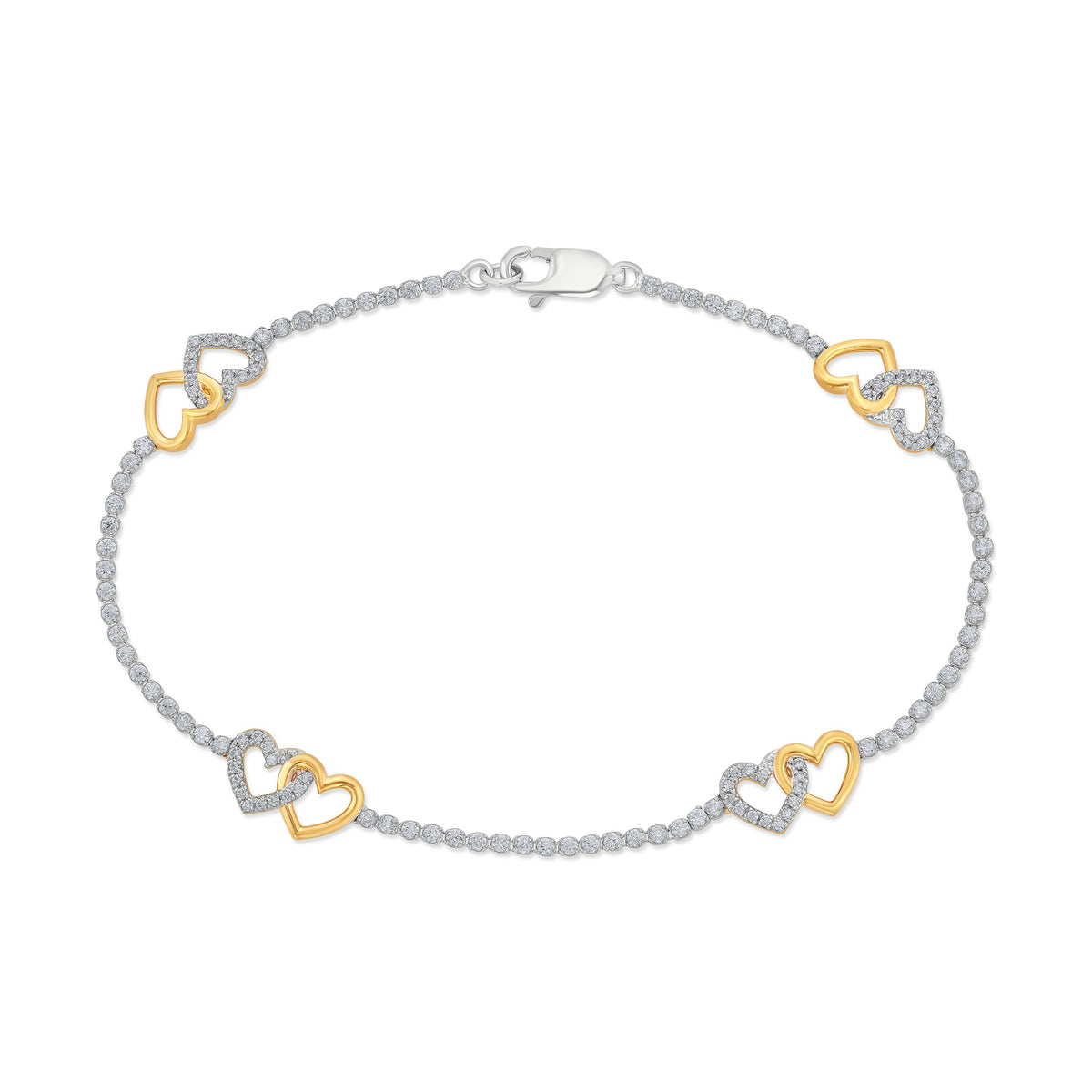 1.00 ct Diamond Bracelet in 10K Gold